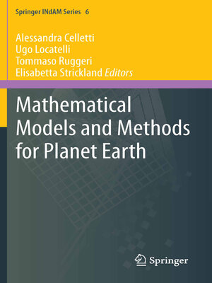 cover image of Mathematical Models and Methods for Planet Earth